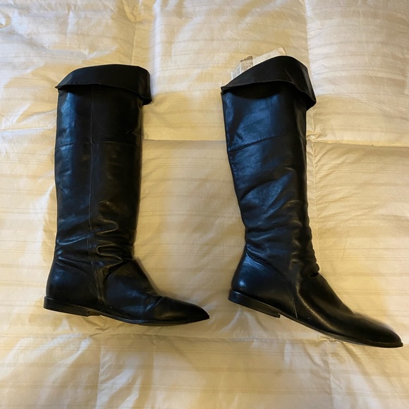 Enzo Angiolini black leather knee high boots - Picture 2 of 4